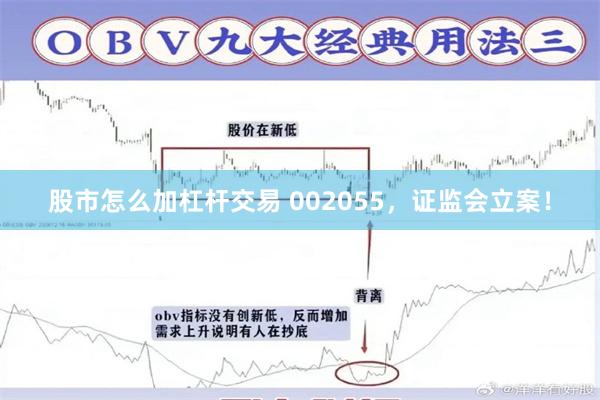 股市怎么加杠杆交易 002055，证监会立案！